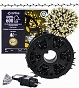 Sznur 30m 600 LED NA SZPULI FLASH TIMER zewnętrzne, biały ciepły+biały zimny 50/21/FLE-TIM/WW+CW-SZPULA