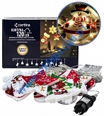 Kurtyna 320 cm 10 FIGUREK 120 LED PROGRAMATOR, zewnętrzne, biały ciepły 7/25/LED/WW