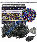 Sznur 20m 400 LED PROGRAMATOR 8 FUNKCJI + PAMIĘĆ, zewnętrzne, multikolor 616/21/LED/M