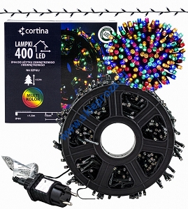 Sznur 20m 400 LED na SZPULI zewnętrzne multi 11/15/LED/M-SZPULA