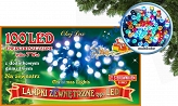 Diody LED płynące z programatorem 100 pkt. multi, zewnętrzne LED100/G/8F/M