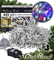 Sznur 20m 400 LED biały kabel, zewnętrzne, multi 7/20/LED/M