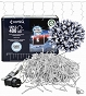 Kurtyna 14,20m 400 LED FLASH, gniazdo, zewnętrzne, biały zimny + biały zimny 104/21/FLE/CW+CW